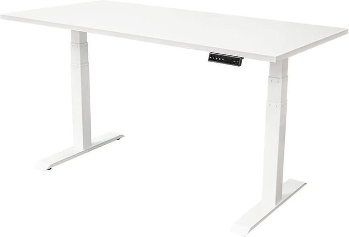 IVOL Elektrisch verstelbaar bureau 180x80 cm Dual motor - Wit