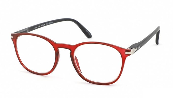 Leesbril Elle Eyewear EL15931 rood zwart +1.50