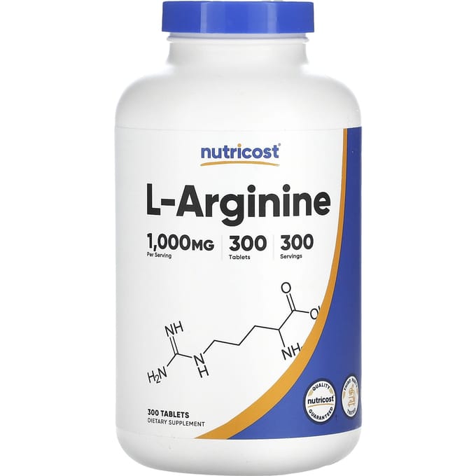 L-Arginine, 1 000 mg, 300 comprimés