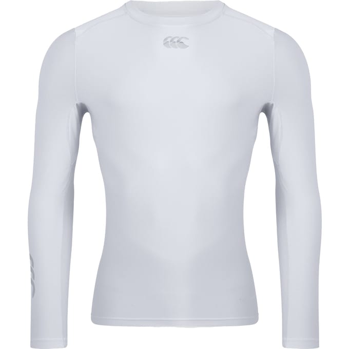 Canterbury Heren Thermoreg Top met lange mouwen (Wit)