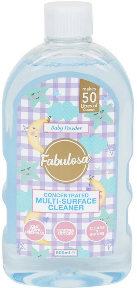 Fabulosa Concentrated Multi Surface Cleaner - Baby Powder 500ml