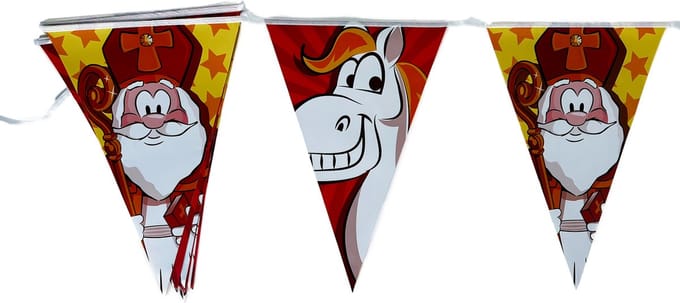 3BMT® Sinterklaas Versiering - Sinterklaas Slingers - Welkom Sint vlaggenlijn - Decoratie - 3 meter