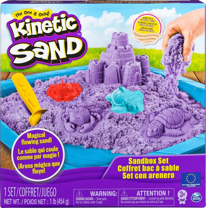 Kinetic Sand - Zandbakspeelset - Paars - 454 g - Sensorisch speelgoed