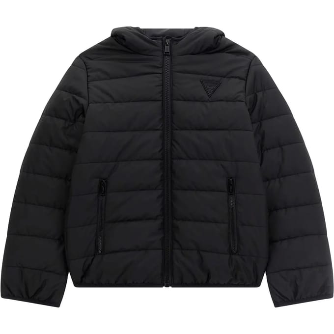 Donsjack voor kinderen Guess Hooded Padded Puffer