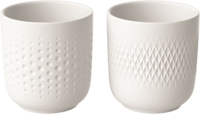 Villeroy & Boch Manufacture Collier Blanc Beker 2 Stuks