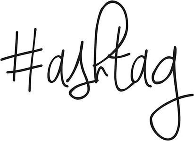 Hashtag Poster - 30x40cm - WALLLL