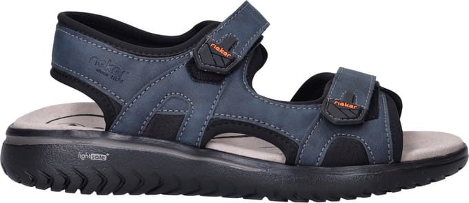 Rieker Sandalen - Heren - Blauw - Maat:42