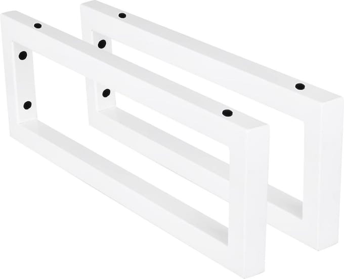 Differnz Ophangbeugel Voor wastafel 15 x 2.5 x 44 cm wit