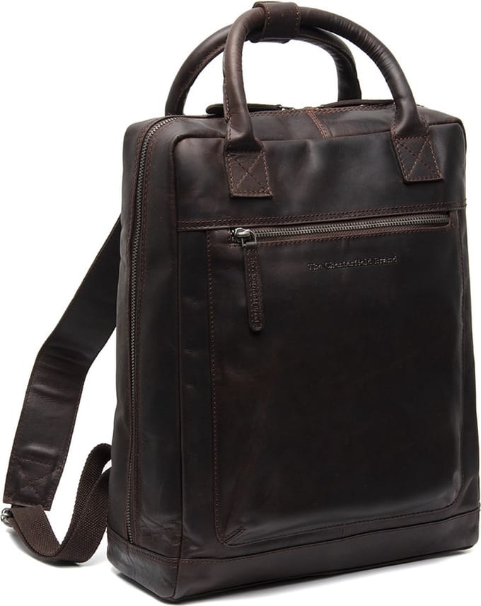 Chesterfield Waxed Pull Up Rugzak Georgia Bruin