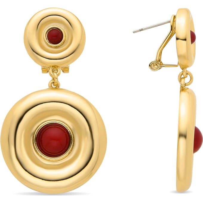 Luxenter Orche oorbellen afgewerkt in 18k geel goud