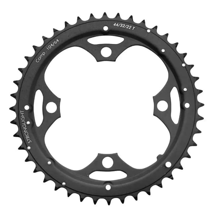 Drievoudig middelste buitenste MTB kettingblad Stronglight 4BRA 8-9V.