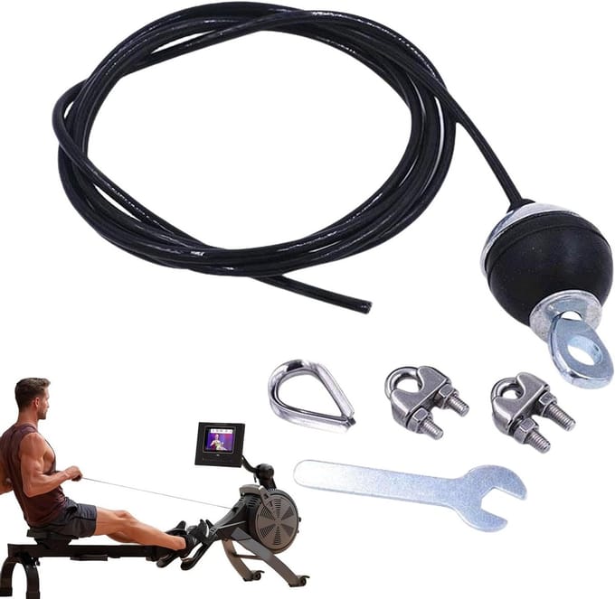 Fitness Katrol Kabel - Stalen Systeem - Krachttraining Thuis - Verstelbare Lengte - 3 Meter - Zwart
