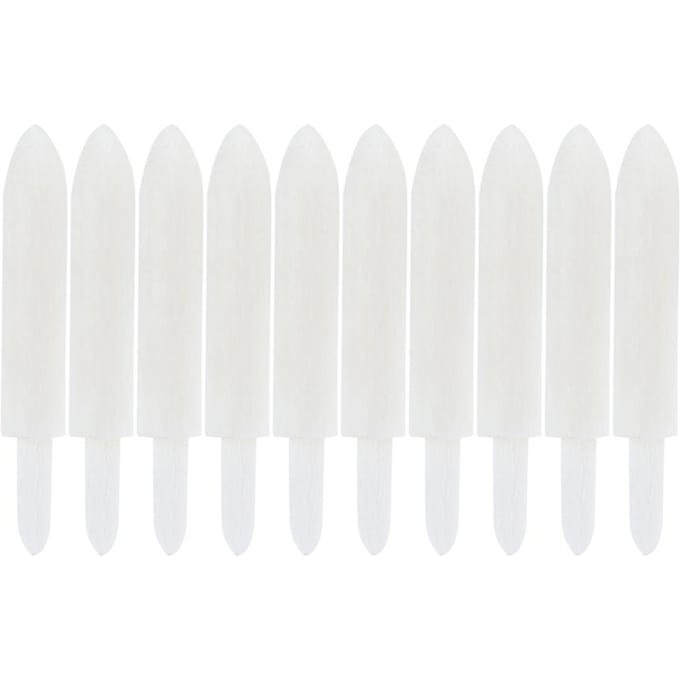 10 stuks Pen Plating Tips Vervangingsaccessoire Galvaniseren Sieraden Maken Gereedschap(A‑2 ) white