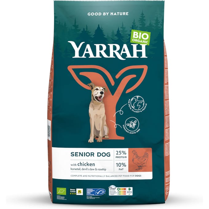 Yarrah Bio Hondenvoer Senior Kip 2 kg