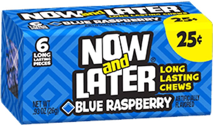 Now & Later Blue Raspberry (24 x 26g)
