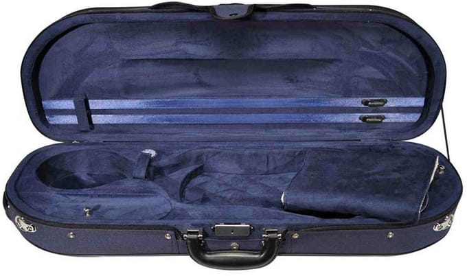 Leonardo VC-1844-UU Student Series vioolkoffer 4/4 D-vorm blauw