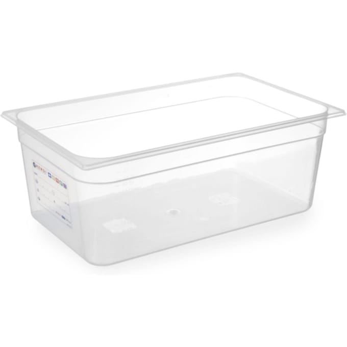HENDI Gastronorm container – 9L – transparant – luchtdicht – temperatuurbestendig