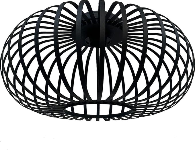 Bamyum Plafondlamp Vertigo Cage Metalen Zwart Moderne Lamp