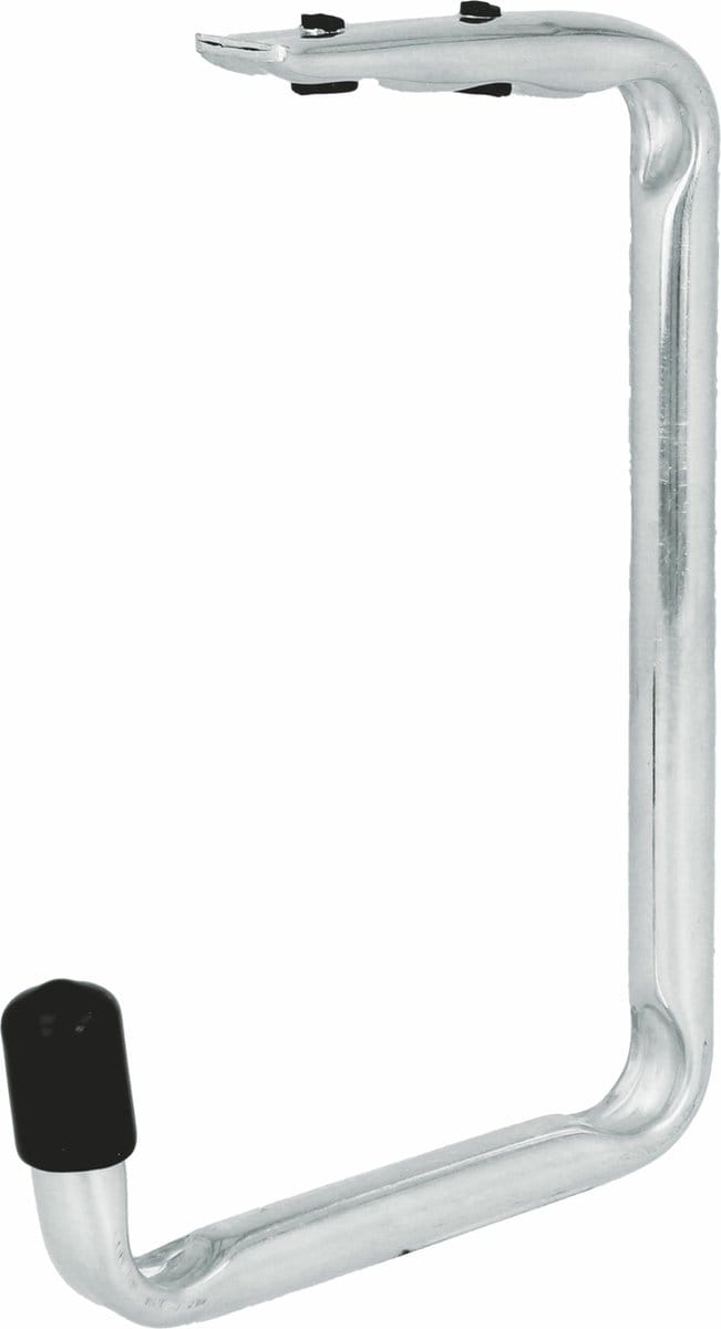Amig Garage/fiets plafond ophanghaken - metaal - zilver - H15 x B11 cm