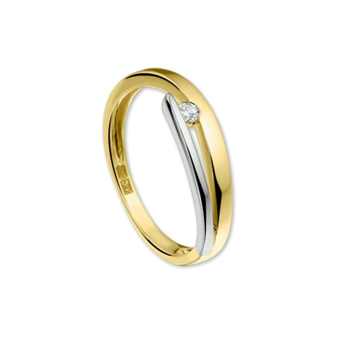 Ring Diamant 0.05ct H Si