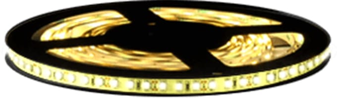 LED Strip 3528 060 leds/mtr IP20 WWE 2400K 4.8W 12V PCB 8mm