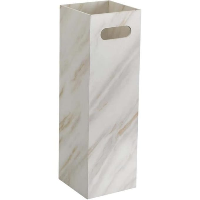Paraplubak - VERSA - Jackson - MDF-hout - Wit - 48,5 x 15 x 15 cm wit