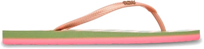 Roxy Mauricia Slippers Groen,Roze EU 41 Vrouw