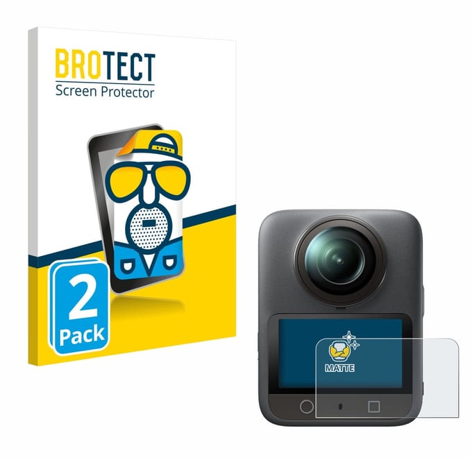 BROTECT - Screenprotector voor DJI Osmo 360 - Folie Beschermfolie matte 2 Stuks