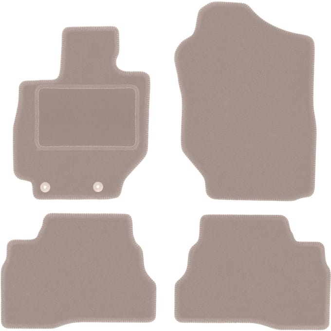 Beige veloursmatten voor: Suzuki Jimny II offroad (2018-)