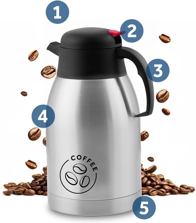 Berdsen BD-780 vacuüm koffiekan -2 l