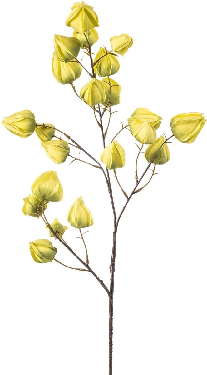 Emerald - Kunstbloem Physalis 90cm groen - Kunstplant voor binnen