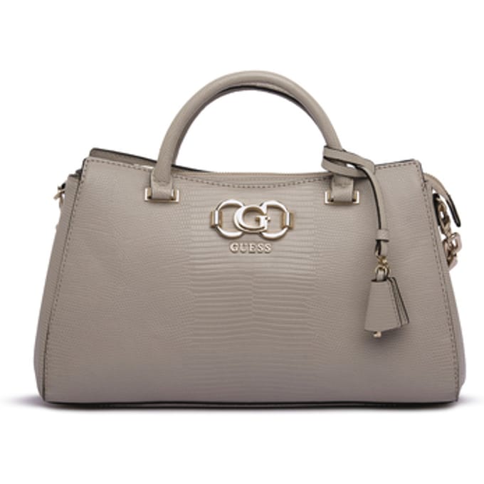 GUESS handtas schoudertas Salinge Luxury Satchel Taupe