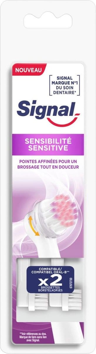 Refill for SIGNAL electric toothbrushes Set of 2 brushes