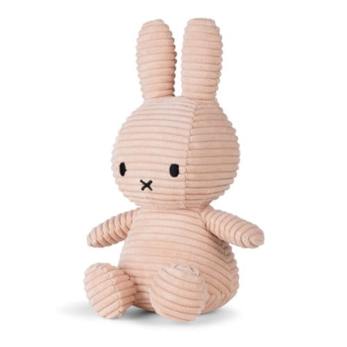 Nijntje eco corduroy knuffel, 23 cm, roze