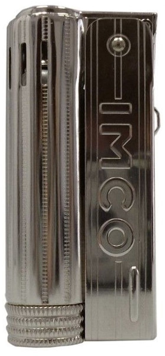 IMCO Junior Benzine aansteker Zilver met IMCO logo