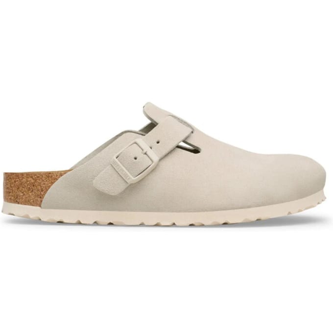 Birkenstock Boston Suède Slippers Senior