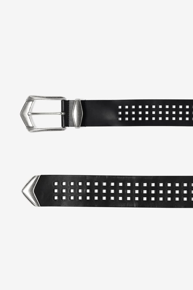 IRO Paris Octa Cuts Medium Belt Black Taglia: 70 | Cinture Outlet | Donna | Nero