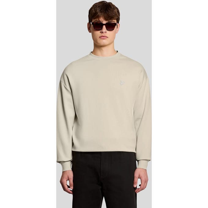 Ontspannen Rundekraag Sweatshirt