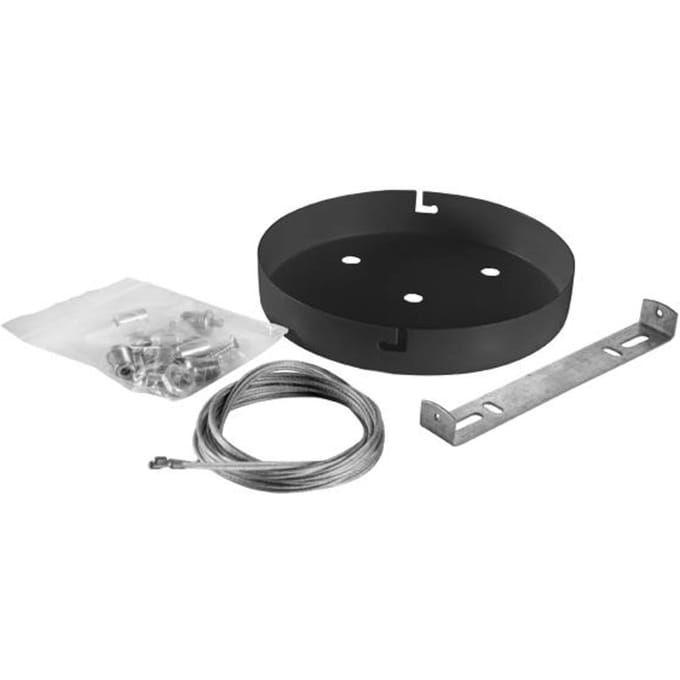 BRUMBERG Sunny hanglamp bij LED downlight, zwart