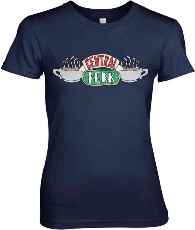 Friends Dames Tshirt -S- Central Perk Blauw