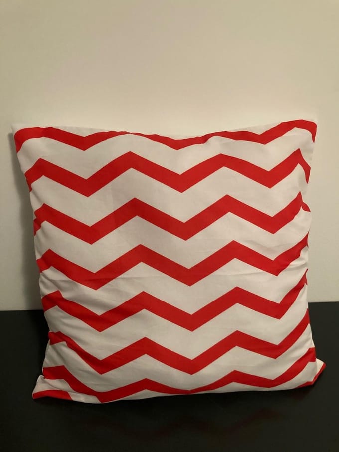 Nordic Geometry Collection Kussenhoes – Red Edition - 45x45 cm