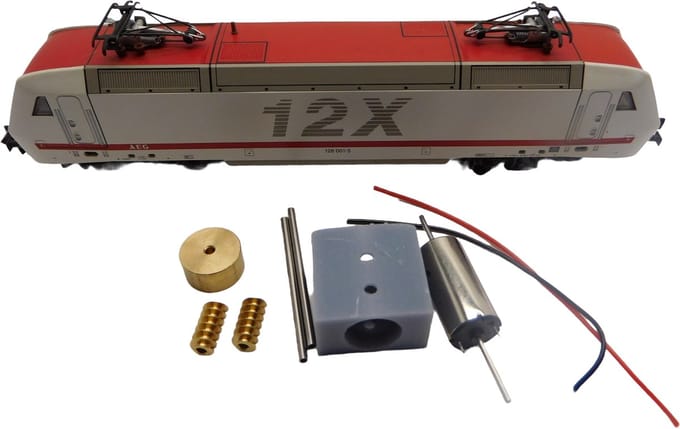 micromotor NF045C motor ombouwset voor Fleischmann BR 128