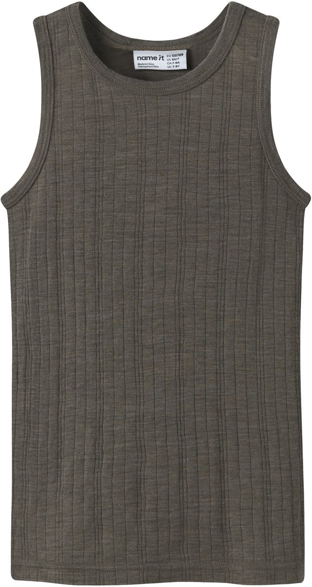 NAME IT - NKMWANG WOOL NEEDLE TANK TOP - Jongens - T-shirts