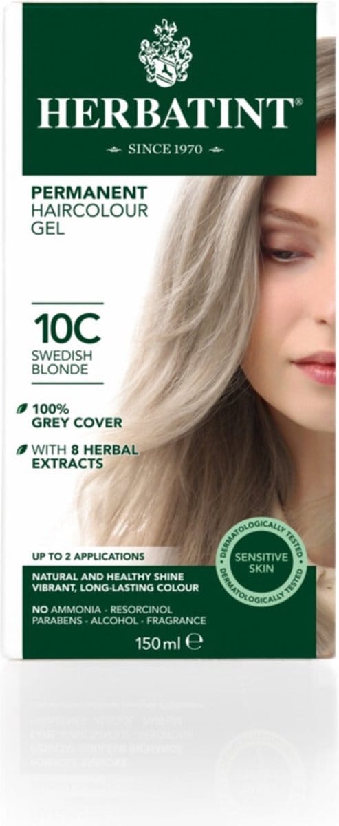 Herbatint Haarverf 10C Zweeds Blond 150 ml