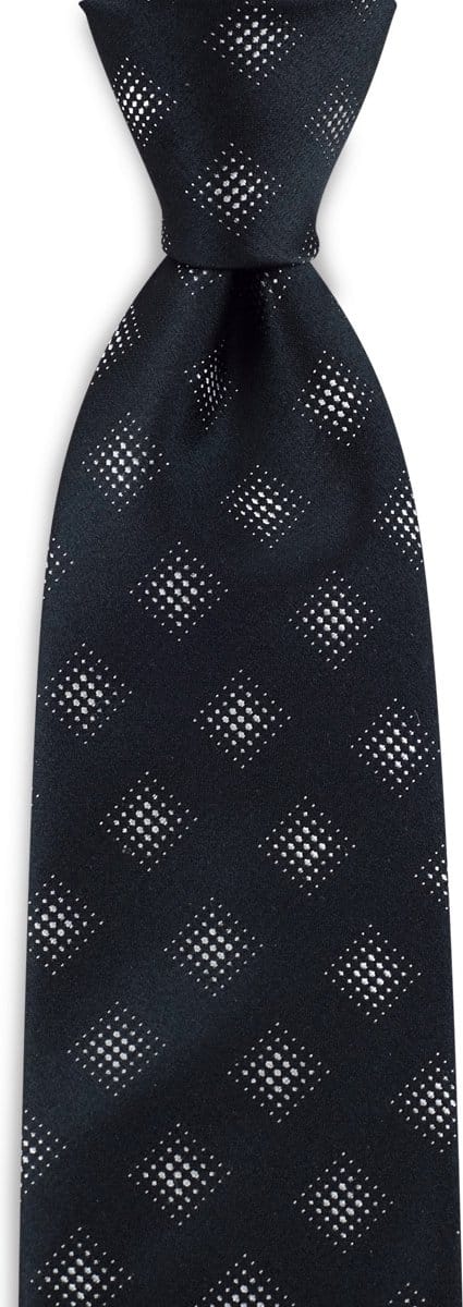 We Love Ties - Stropdassen - Stropdas Pixel Perfect - zwart / wit