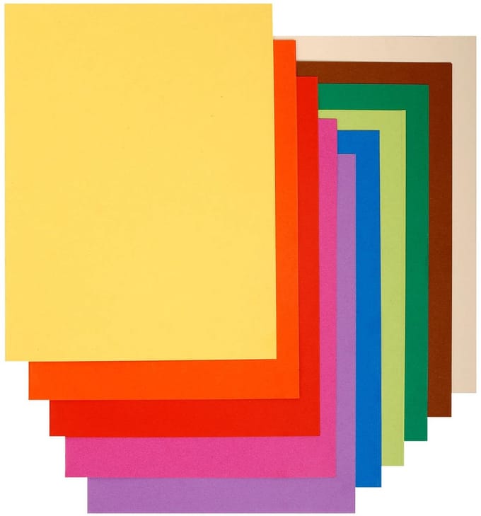Exacompta 10x FLASH 80 - Pak van 30 binnenmappen -100% gerecycleerd - 22x31cm - Geassorteerd - 150100E