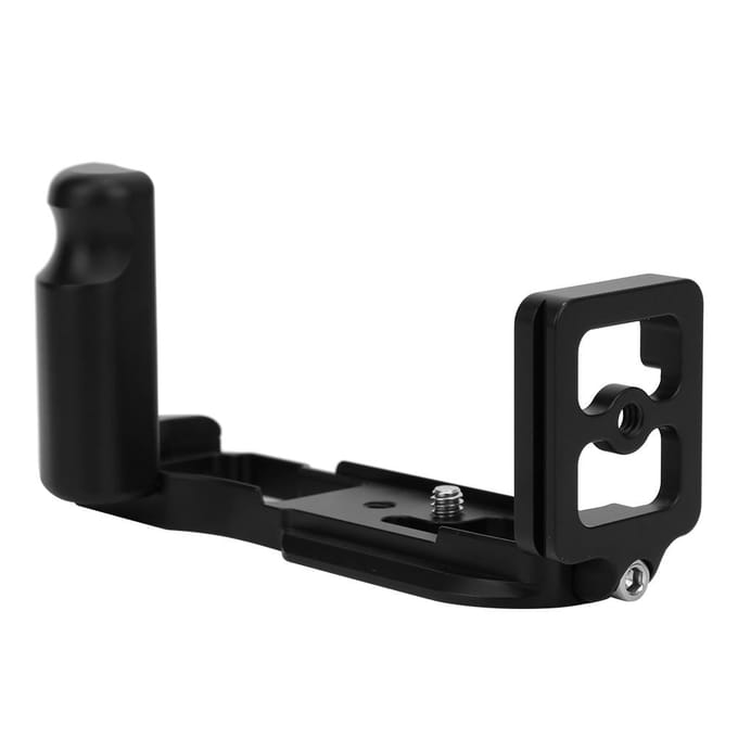 Aluminiumlegering Snelsluiting L-plaat Handgreep Beugel voor Olympus EM5 Enkele Elektrische Camera black