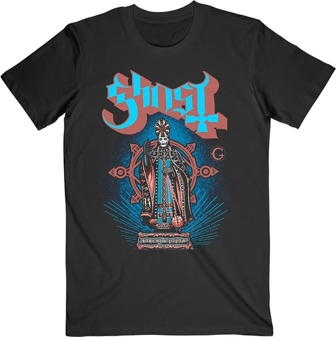 Ghost - Habemus Papam Heren T-shirt - M - Zwart