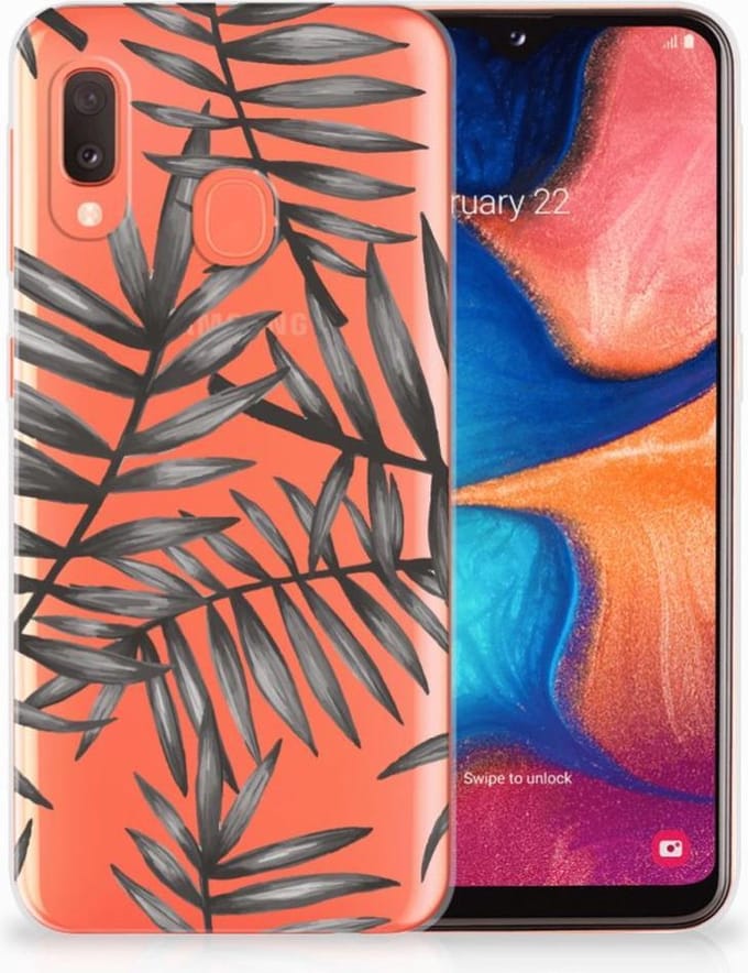 Samsung Galaxy A20e TPU Case Leaves Grey