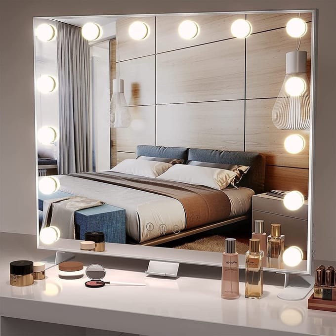 Luxe Make Up Spiegel – Make up Mirror – Kaptafel – Vrouwen Accessiores Cadeau